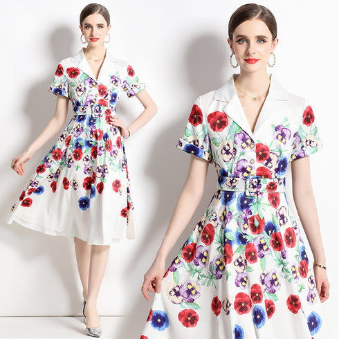 Dazzling & Captivating Formal Vintage French Notched Collar Dress, Kleid Hochzeitsgast, Cocktail, Party Renaissance Dress
