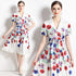 Dazzling & Captivating Formal Vintage French Notched Collar Dress, Kleid Hochzeitsgast, Cocktail, Party Renaissance Dress