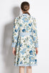 Fab Designer Enchanting Floral Stand Collar, Long Sleeve, Belted A-Line Office, Cocktail, Party Stylish Day & Evening Dress