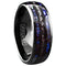 Nebula Meteorite Inspired Comfort-Fit 8mm Gunmetal Tungsten Wedding Band