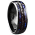 Nebula Meteorite Inspired Comfort-Fit 8mm Gunmetal Tungsten Wedding Band