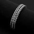 Stylish Men's High Quality Titanium Steel Double Curb Chain Magnetic Bracelet
