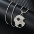 Fully Iced Soccer Jersey Number10 Titanium CZ Hip Hop Bling Pendant Necklace