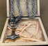Titanium Norse Viking Twin Wolf Thor Hammer Pendant Necklace
