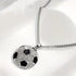 Fully Iced Soccer Jersey Number10 Titanium CZ Hip Hop Bling Pendant Necklace