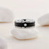 Brushed Black Silver Groove CZ Comfort-Fit 8mm Tungsten Wedding Band