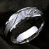 Avant-Garde Comfort-Fit Brushed Custom Cut Groove 8mm Tungsten Wedding Band