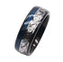 Men's Women's 8mm Tungsten Guitar String Spiral Pattern Comfort-Fit Wedding Band