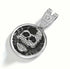 3-Pcs FULLY ICED 14K White Gold Plated CZ SKULL Cuban Necklace & Bracelet