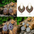 4 Pairs Earrings Retro Ethnic Style Multi-Colored Drop Shaped With Rhinestone