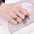 Men's 8mm Tungsten Ring Koa Wood Inlay Comfort-Fit Engagement Wedding Band