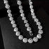 2-Pc FULLY ICED 14K Gold Plated Round Cluster CZ Tennis Chain Necklace & Bracelet