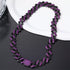 2Pcs FULLY ICED Gun Black Rhodium Plated CZ Cuban Link Hip Hop Necklace+Bracelet
