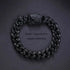 2 Pcs Men Women FULLY ICED Black Rhodium Plated Cubic Zirconia Necklace & Bracelet