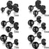 6Pairs 316L Surgical Steel Black Ball Round 3/4/5/6/7/8mm Men Women Stud Earring