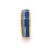 Men's 8mm Tungsten Cupid's Arrow Meteorite Inspired & Blue Lasurite Inlay Band