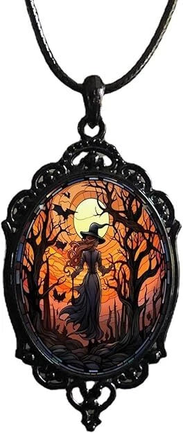 Exaggerated Boho Vintage Hollow Enameled Turquoise Butterfly Pendant Necklace