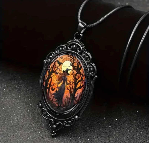 Exaggerated Boho Vintage Hollow Enameled Turquoise Butterfly Pendant Necklace