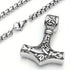 Norse Runes Viking Thor Hammer/Wolf Axe/Wing Cross Sword Amulet Pendant Necklace