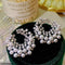 Stunning White Pearl Round 18K White Gold-Plated Cubic Zirconia Women Earrings