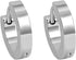2pcs Titanium Steel Classic Hypoallergenic Men & Women Huggie Hoop Earrings