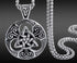 Norse Rune Viking Titanium Celtic Triquetra Trinity Knot Amulet Pendant Necklace