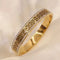 Classic Greek Pattern 18K Gold Plated Cubic Zirconia Men & Women Bracelet